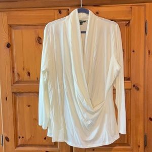 Lauren By Ralph Lauren, Long Sleeve Top, 3x